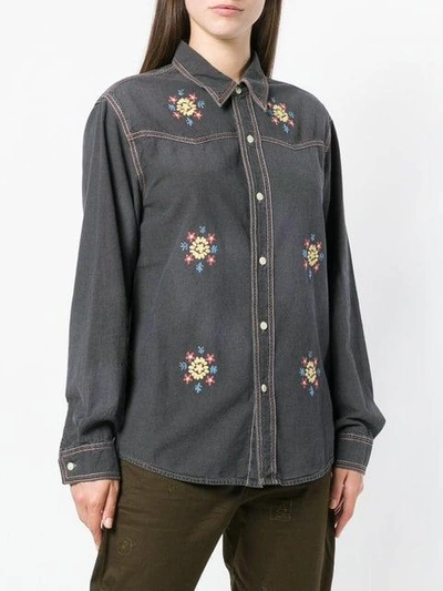 Shop Levi's Vintage Clothing Embroidered Vintage Shirt - Grey