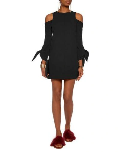 Shop Tibi Short Dresses In Black