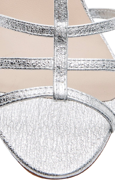 Shop Loeffler Randall Elena Strappy Sandal In Silver