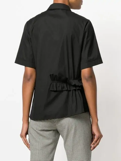 Shop Lanvin Ruffle In Black