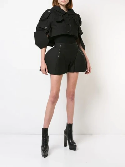 cropped military jacket