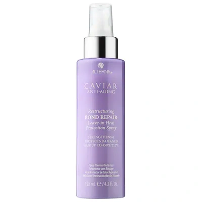 Shop Alterna Haircare Caviar Anti-aging® Restructuring Bond Repair Leave-in Heat Protection Spray 4.2 oz/ 125 ml