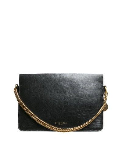 Shop Givenchy Cross3 Leather Bag In Nero