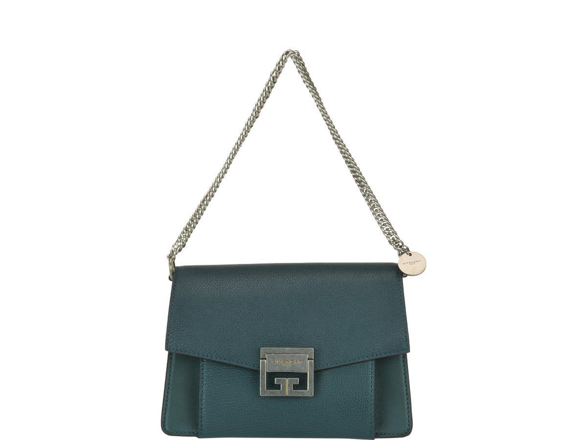 Givenchy Small Gv3 Bag In Fir Green 