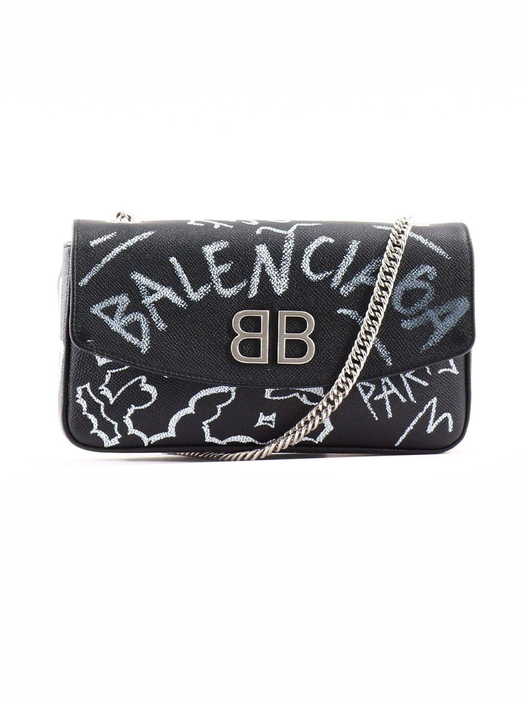 balenciaga wallet graffiti