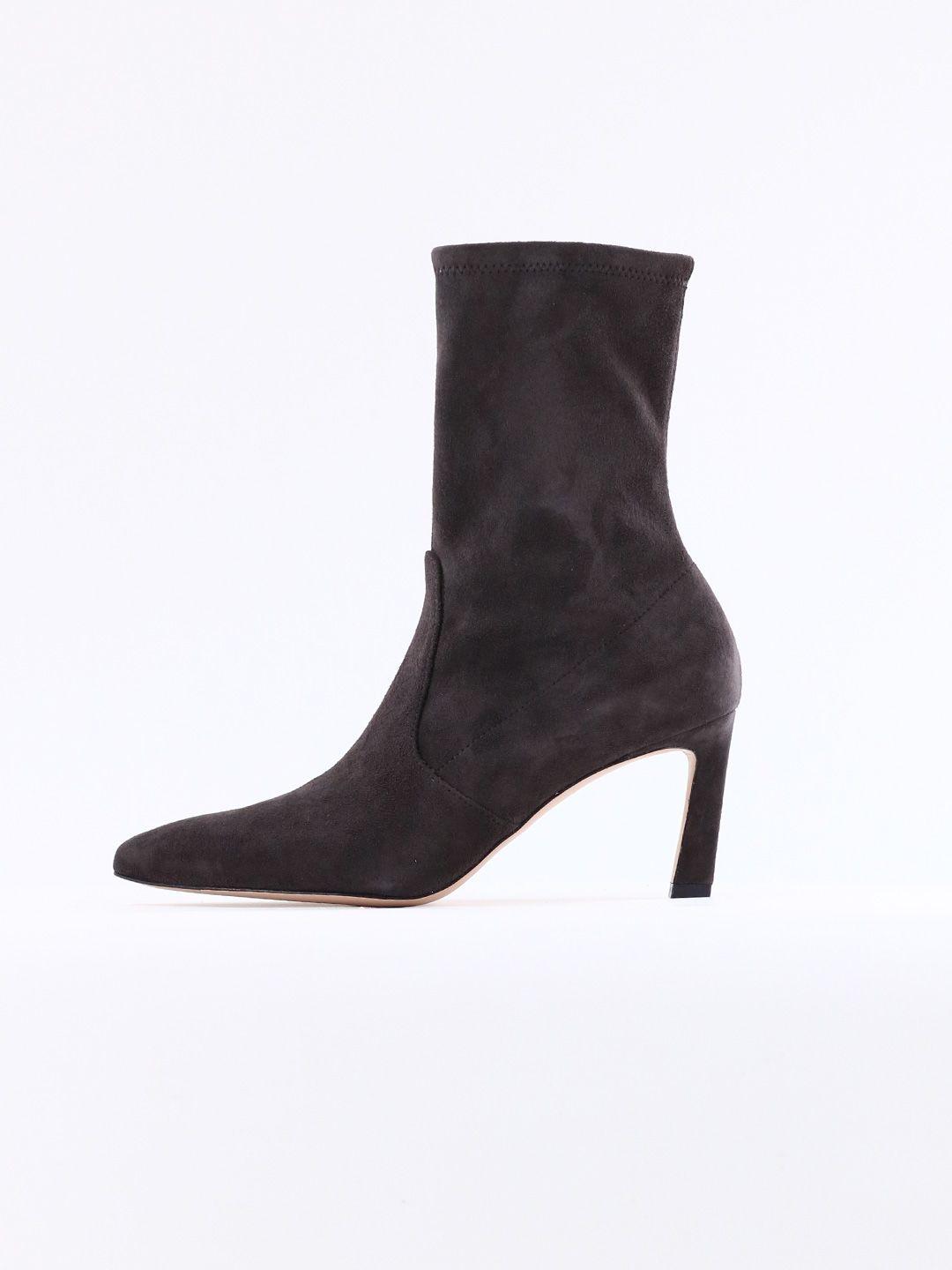 stuart weitzman rapture suede sock booties