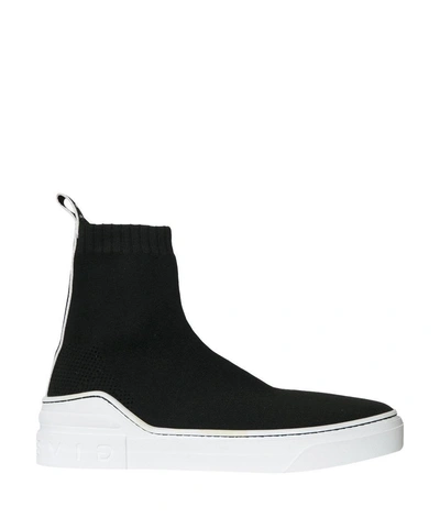 Shop Givenchy George V High-top Sneakers In Nero