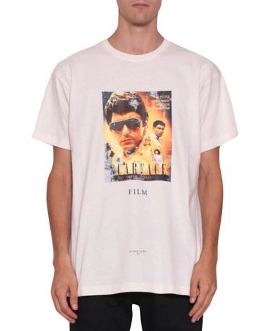 Shop Ih Nom Uh Nit Scarface Cotton T-shirt In Bianco