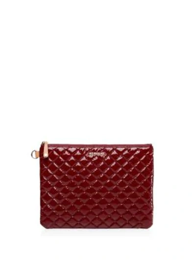 Shop Mz Wallace Metro Pouch In Medium Red