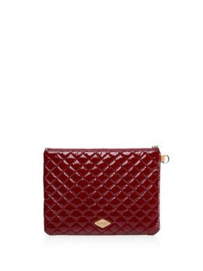 Shop Mz Wallace Metro Pouch In Medium Red