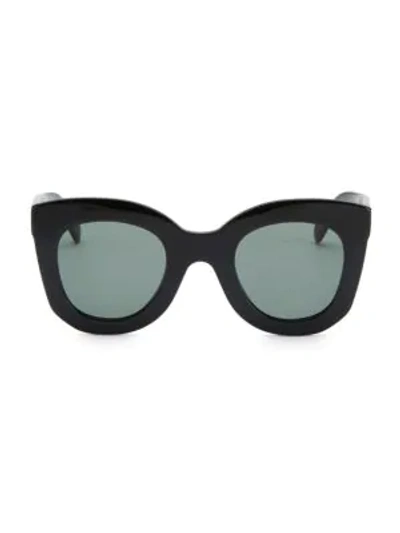 Shop Celine Marta 47mm Sunglasses In Black