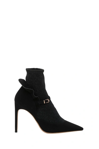 Shop Sophia Webster Lucia Ankle Boots In Nero