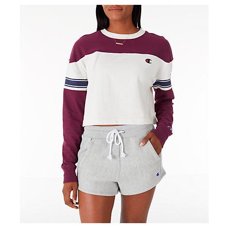 champion cropped long sleeve