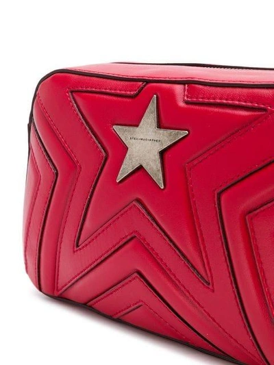 Shop Stella Mccartney Star Cross Body Bag In Red