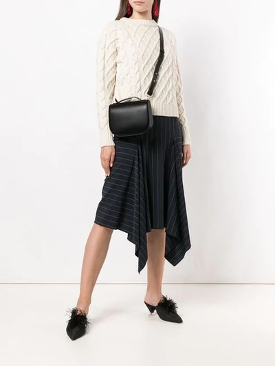 Shop Simone Rocha Pearl Embellished Crossbody Bag In Black