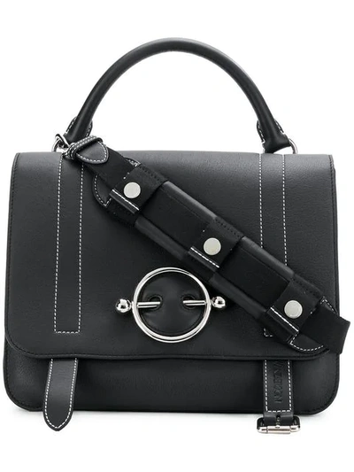 Shop Jw Anderson Black Large Disc Satchel