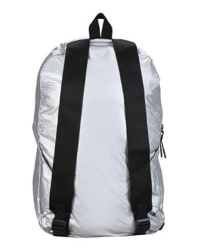 Shop Armani Jeans Backpack & Fanny Pack In Silver