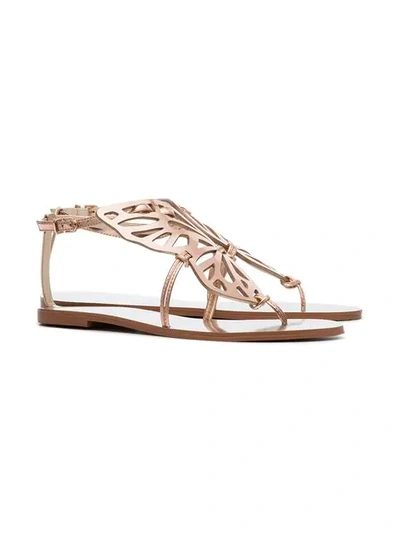 Shop Sophia Webster Bibi Butterfly Sandals In Neutrals