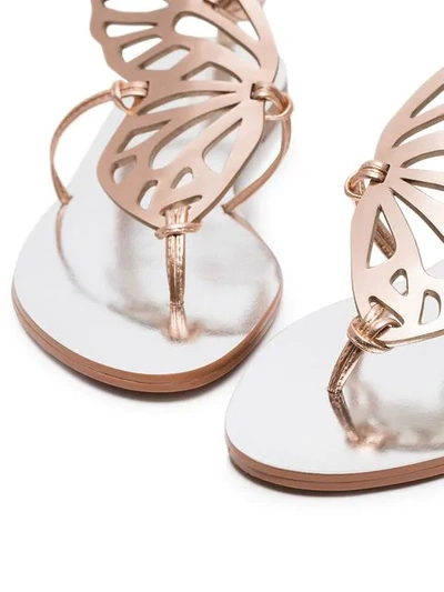 Shop Sophia Webster Bibi Butterfly Sandals In Neutrals