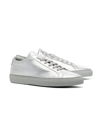 Shop Common Projects Achilles Low Sneakers In Silver