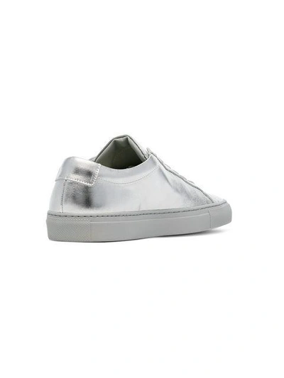 Shop Common Projects Achilles Low Sneakers In Silver