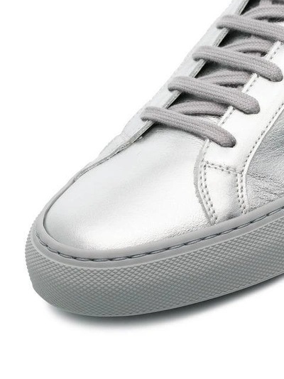 Shop Common Projects Achilles Low Sneakers In Silver