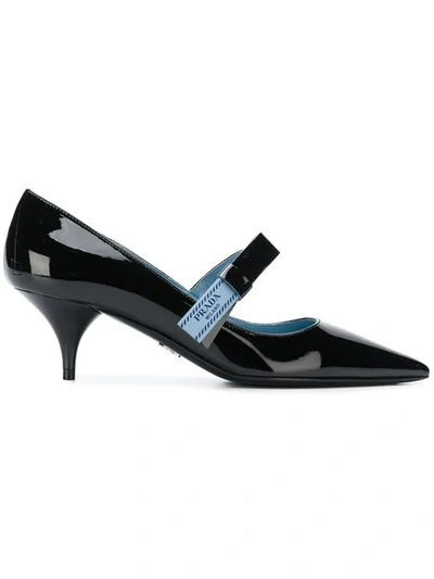 Shop Prada Mid-heel Pumps - Black