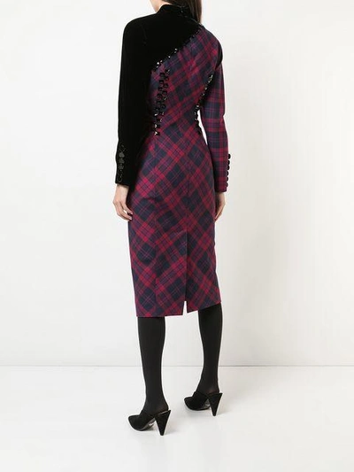 Shop Marc Jacobs Check Tube Dress - Pink