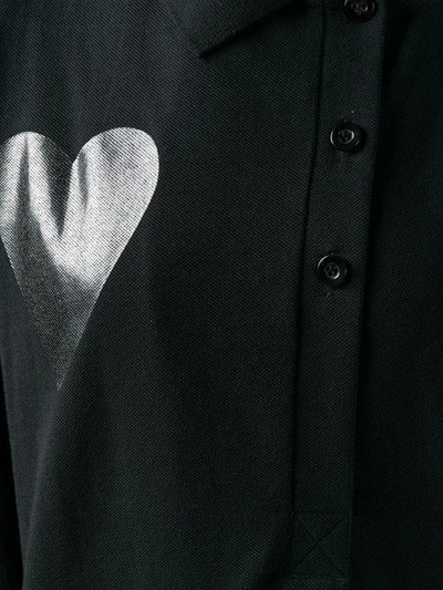 Shop Peter Jensen Piqué Shirt Dress In Black