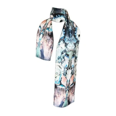 Cassandra Hone Ocean Depths Skinny Scarf