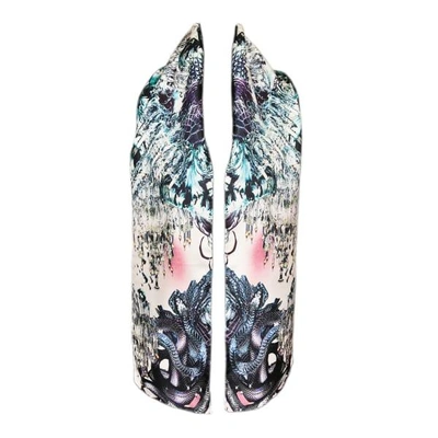 Cassandra Hone Snakes & Chandeliers Skinny Scarf