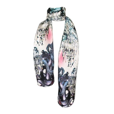 Cassandra Hone Snakes & Chandeliers Skinny Scarf