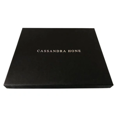 Cassandra Hone Frogs & Feathers Pink Skinny Scarf