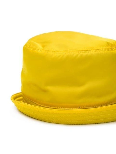 Shop Prada Classic Rain Hat - Yellow