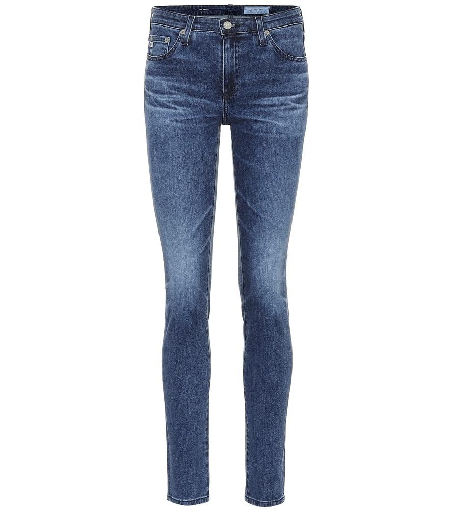 Ag The Prima Mid-rise Skinny Jeans In Blue | ModeSens