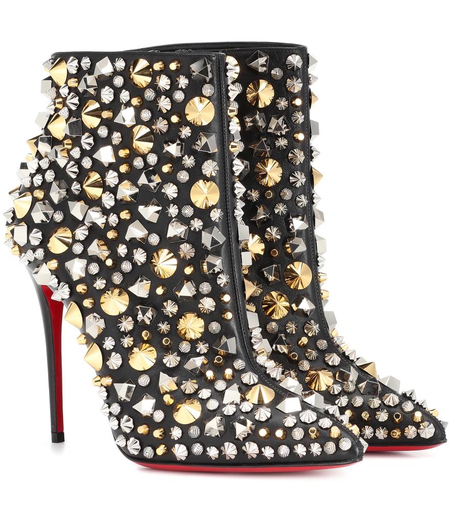 christian louboutin rhinestone boots