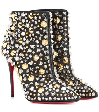Shop Christian Louboutin So Full Kate 100 Ankle Boots In Black