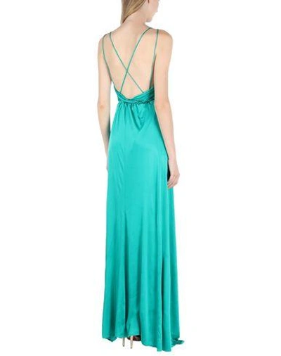 Shop Versace Evening Dress In Emerald Green