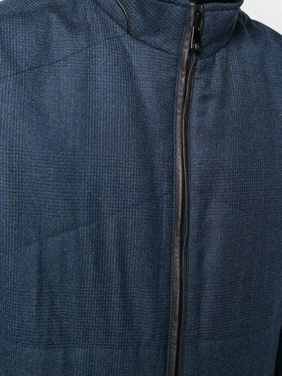 Shop Corneliani Zipped Gilet Jacket - Blue