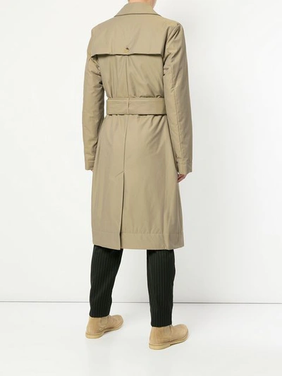 Shop Jw Anderson Double-breasted Coat - Brown