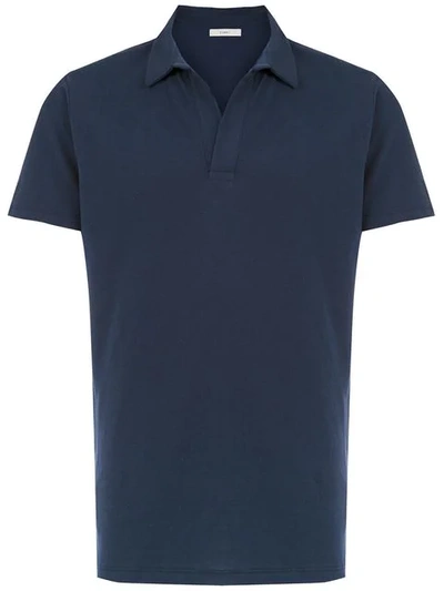 Shop Egrey Polo Shirt In Blue