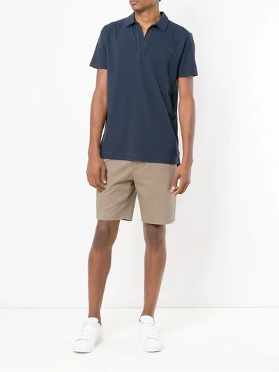 Shop Egrey Polo Shirt In Blue