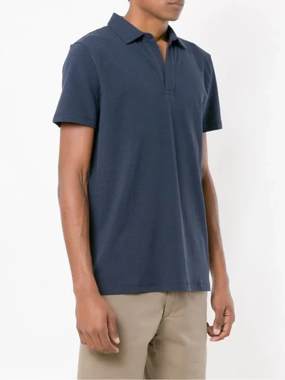 Shop Egrey Polo Shirt In Blue