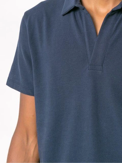 Shop Egrey Polo Shirt In Blue