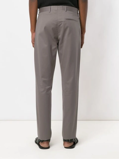 Shop Egrey Skinny Trousers In Grey