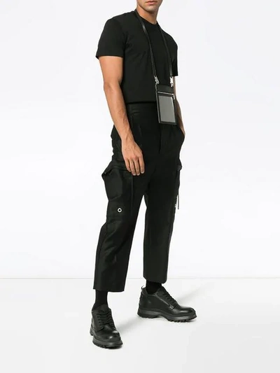 Shop Rick Owens Cargo Trousers In Black