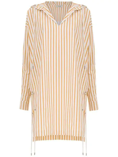 Shop Egrey Striped Chemise - White