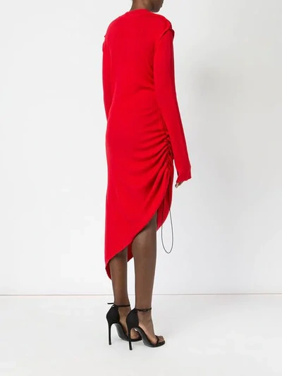 Shop Aalto Asymmetrical Dress In Red