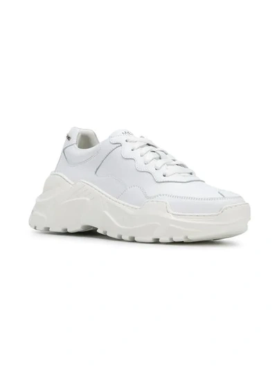 Shop Philipp Plein No Mercy Sneakers In White