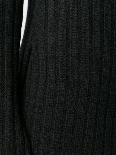 Shop Joseph Knit Ribbed Tunic - Black